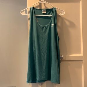 Gymshark Womens Teal Tank Top , Size: Large